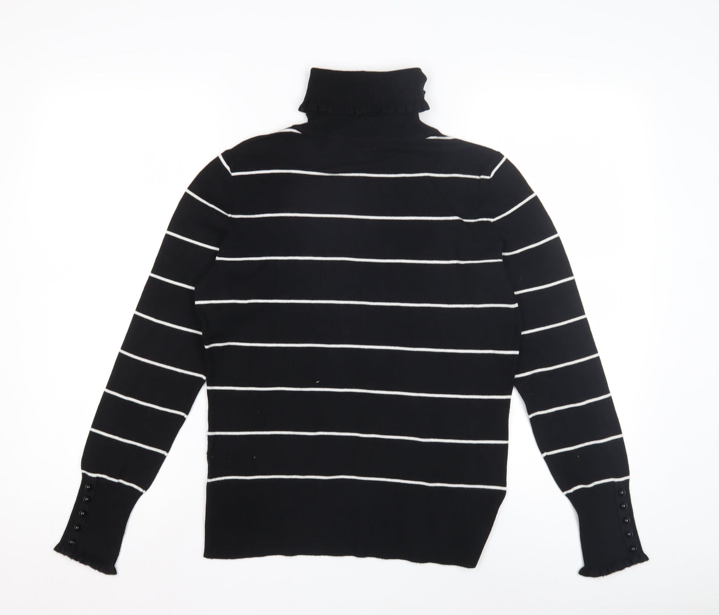 Linea Women's Black Roll Neck Pullover Jumper M
