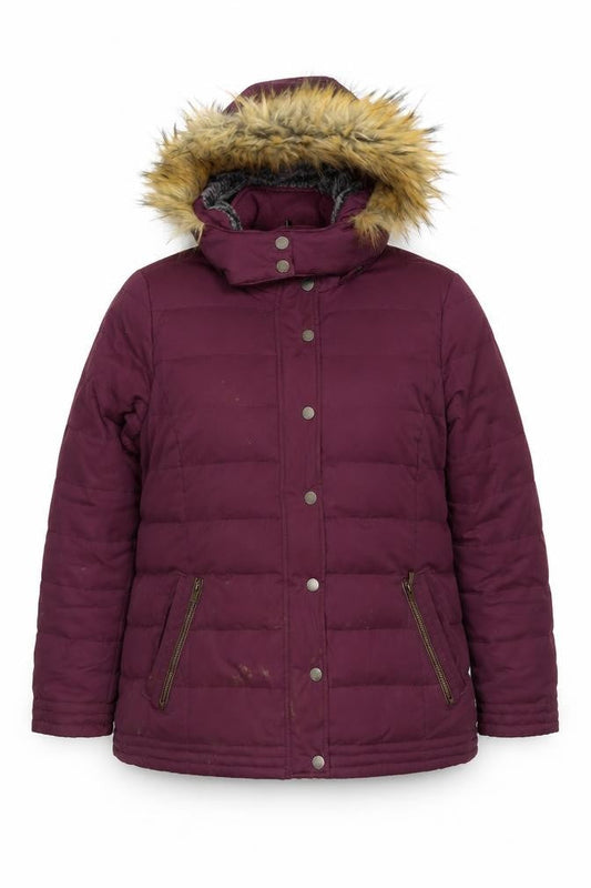 FatFace Women's Purple Puffer Jacket Size 18