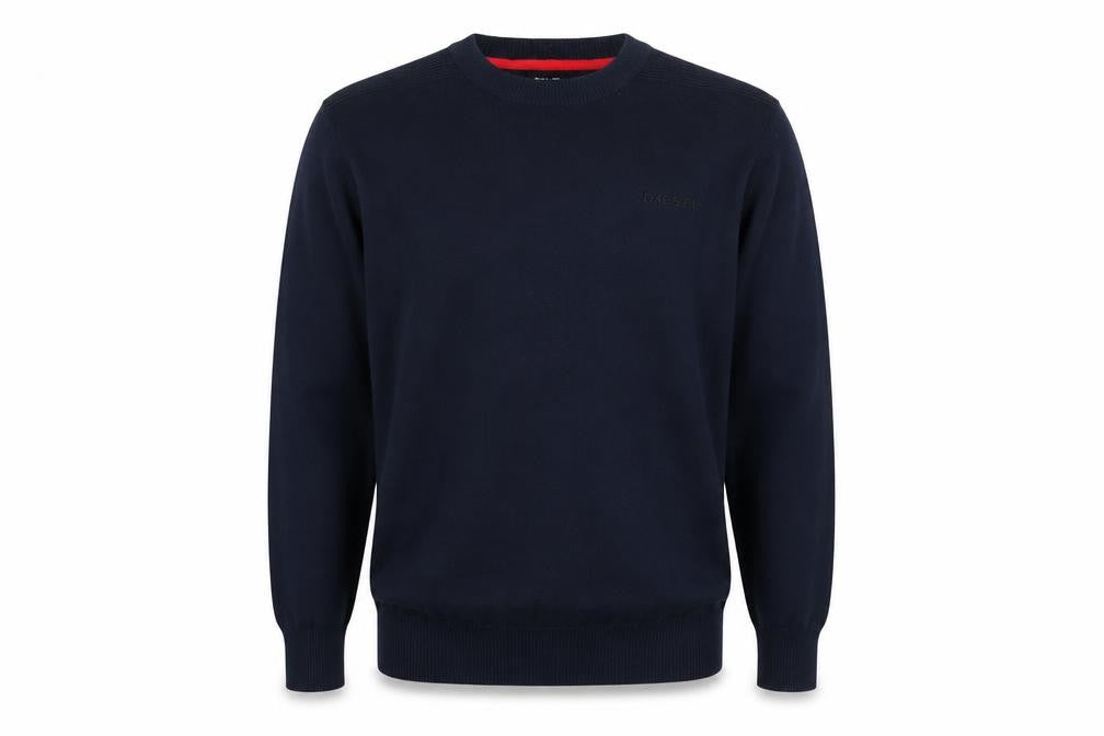Diesel Mens Blue Pullover Jumper S - Casual Knitwear
