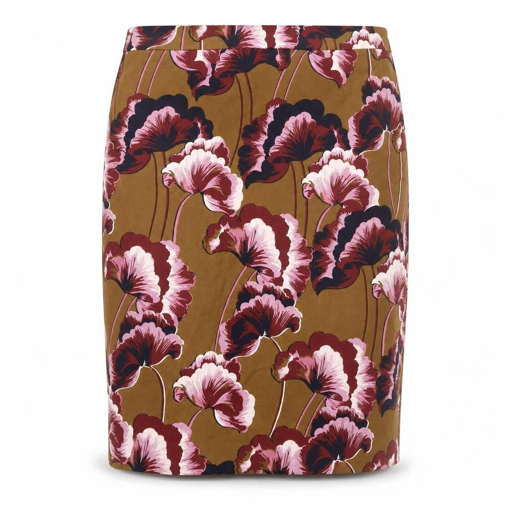 Ann Taylor Women's Multicoloured Floral Pencil Skirt