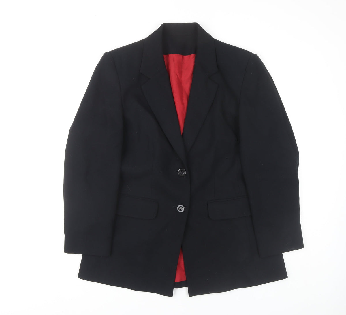 Richards Women’s Black Suit Jacket UK 14 Petite Formal