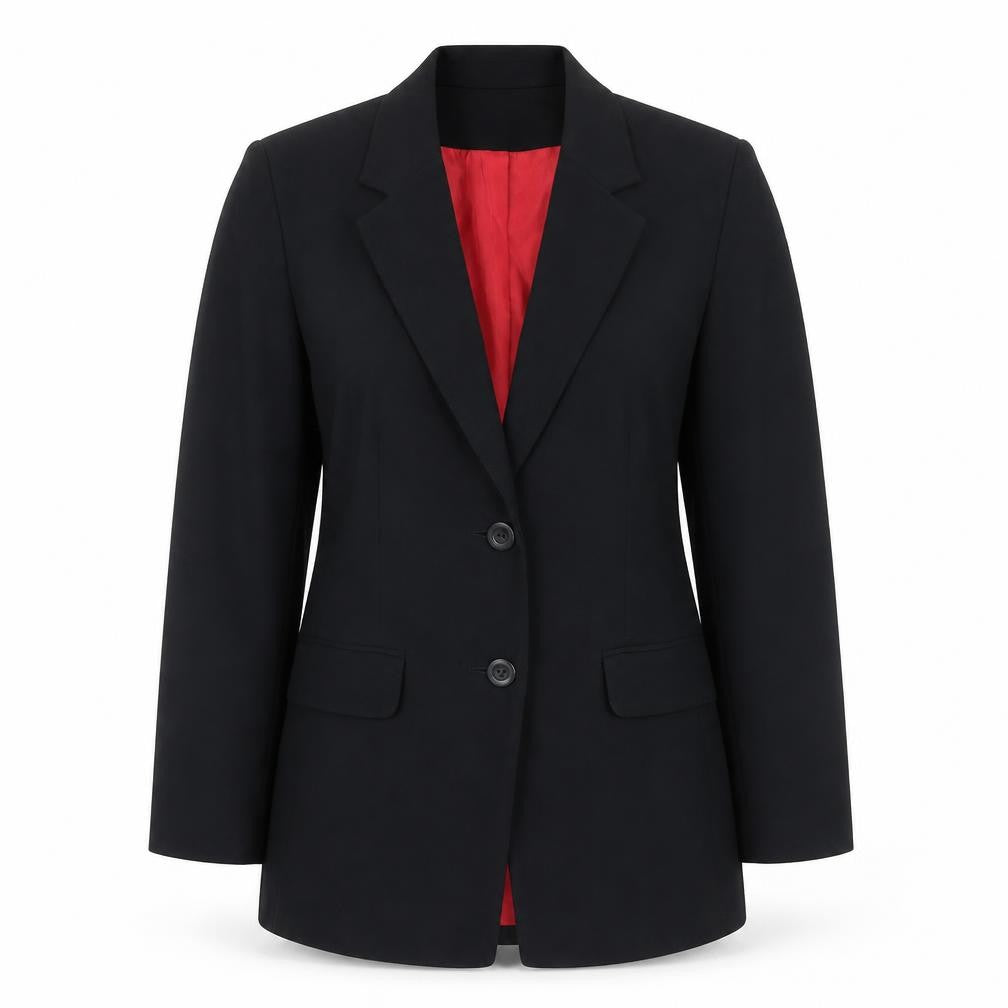 Richards Women’s Black Suit Jacket UK 14 Petite Formal