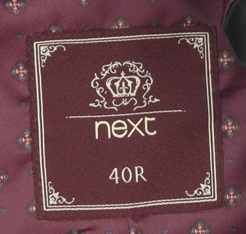 Next Men's Grey Suit Waistcoat - 40R