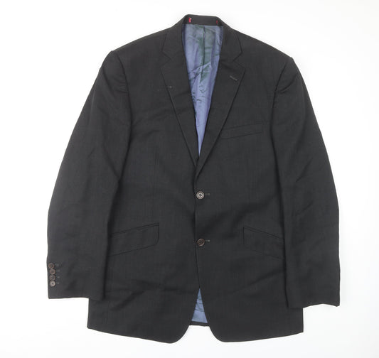 Alexandre Savile Row Men's Grey Size 42L Suit Jacket