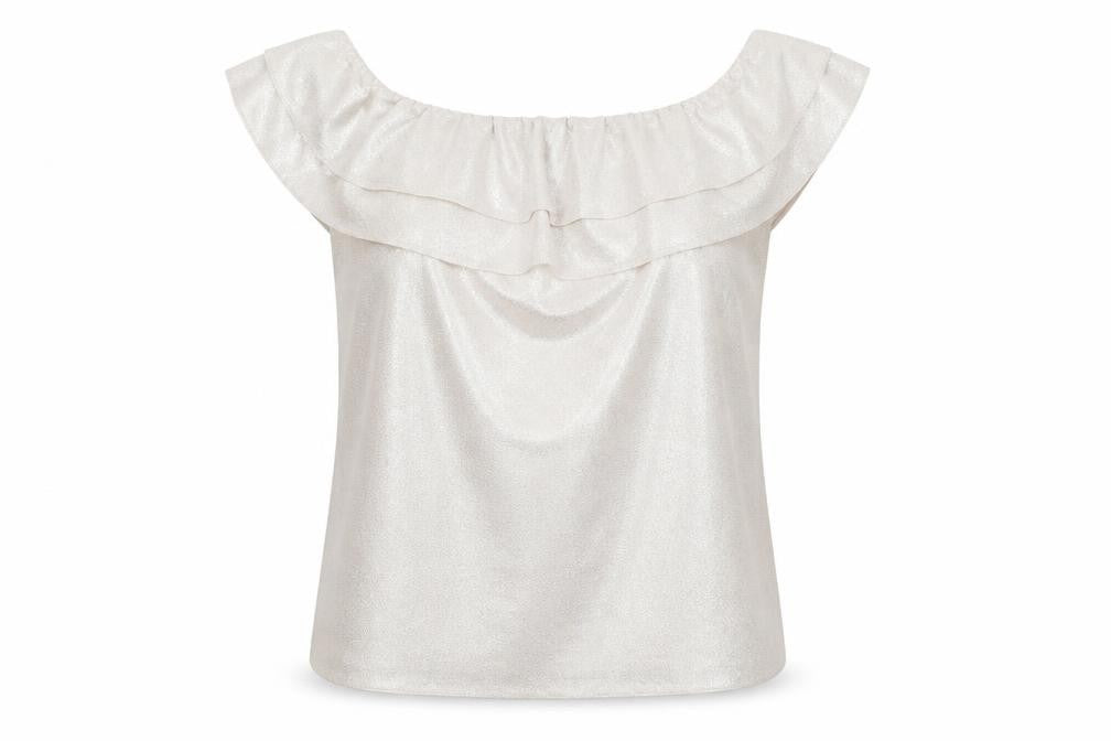 Oasis Women's Beige Off Shoulder Camisole UK 10
