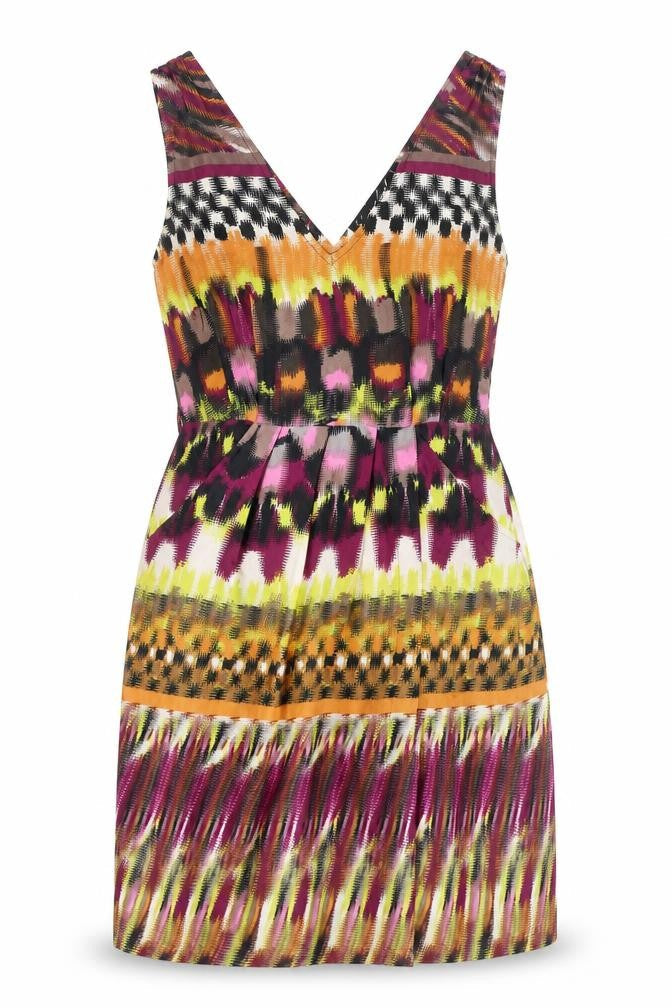 Next Women’s Multicoloured Size 8 Geometric Dress
