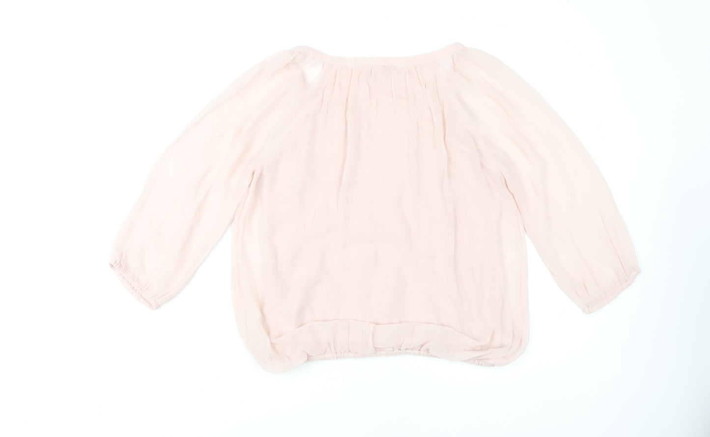 Marks and Spencer Women's Pink Blouse, Size 8
