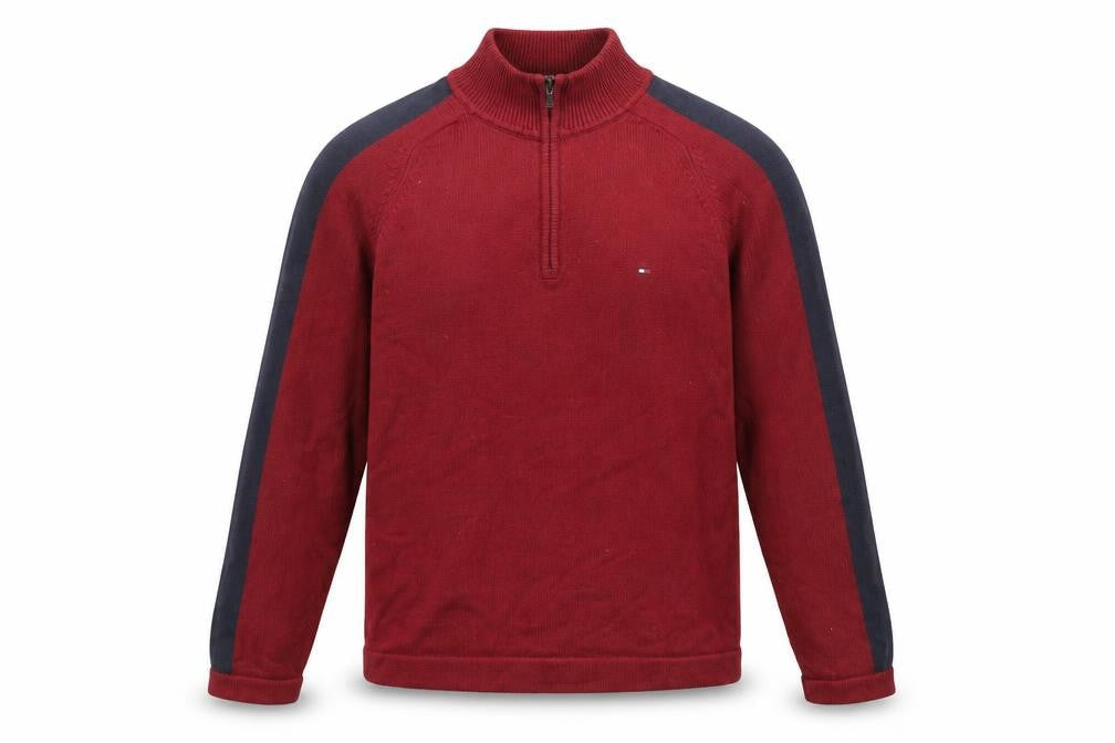 Tommy Hilfiger Men’s Red Full Zip Jumper M