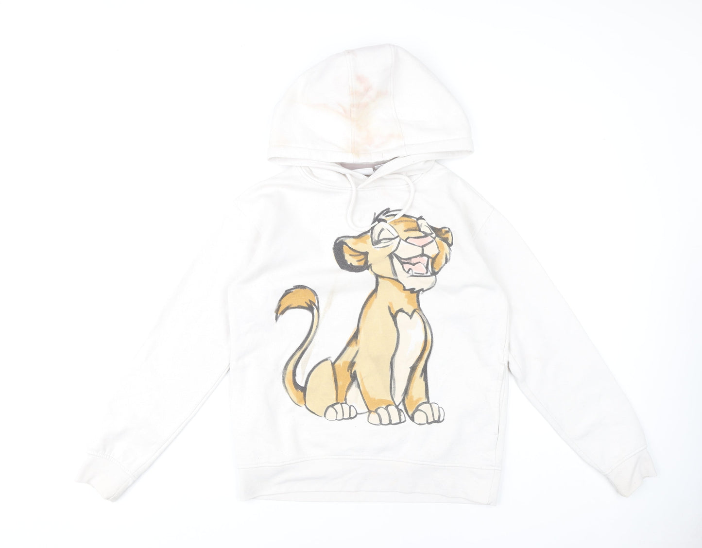 Disney Women's White XS Lion King Hoodie Pullover