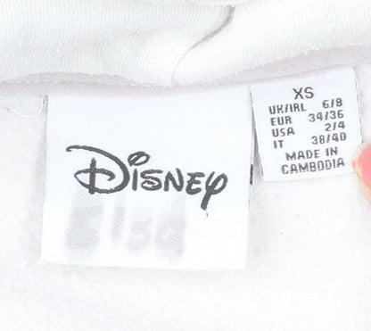 Preloved Disney Women's White XS Lion King Hoodie Pullover - Detail