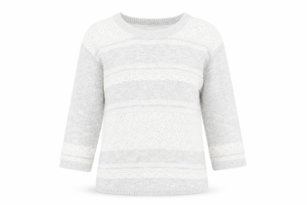 Fat Face Women Grey Pullover Jumper Size 10