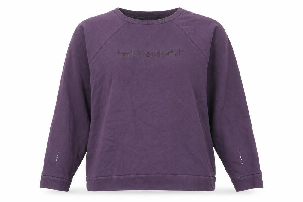 Asquith Women's Purple XL Pullover Sweatshirt, Cotton