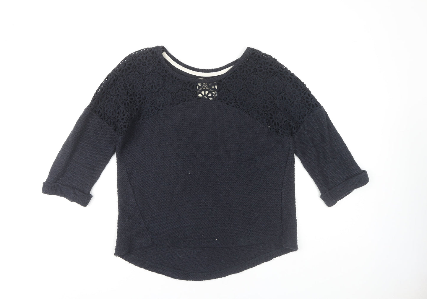Next Women's Blue Pullover Jumper Size 8 Cotton