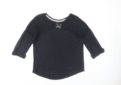 Preloved Next Women's Blue Pullover Jumper Size 8 Cotton - Front