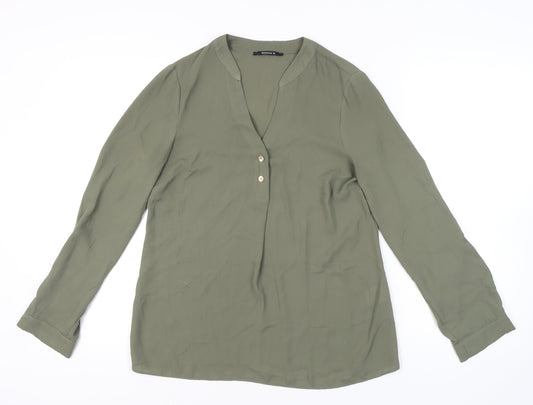 Roman Women's Green Blouse Size 10 - Casual Elegance
