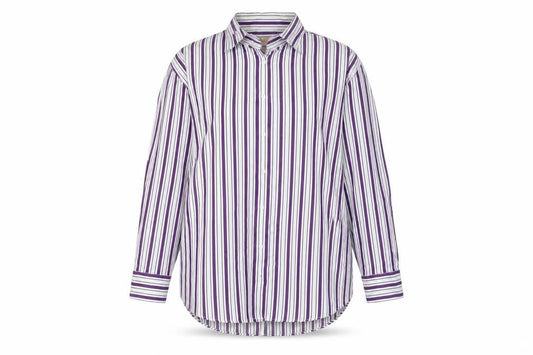 Marks & Spencer Men's Multicoloured Striped Shirt XL