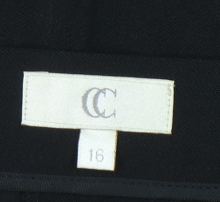 CC Women's Black Classic Trousers Size 16
