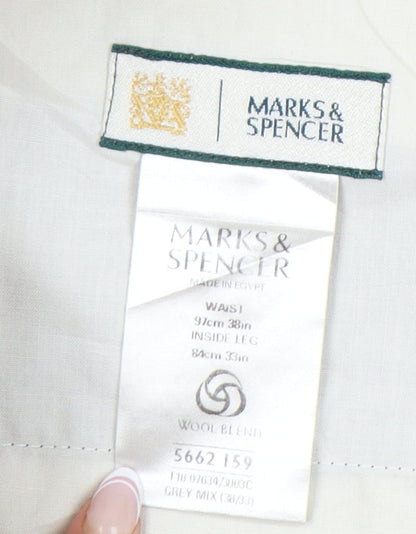 Marks & Spencer Men's Grey Dress Pants 38 in