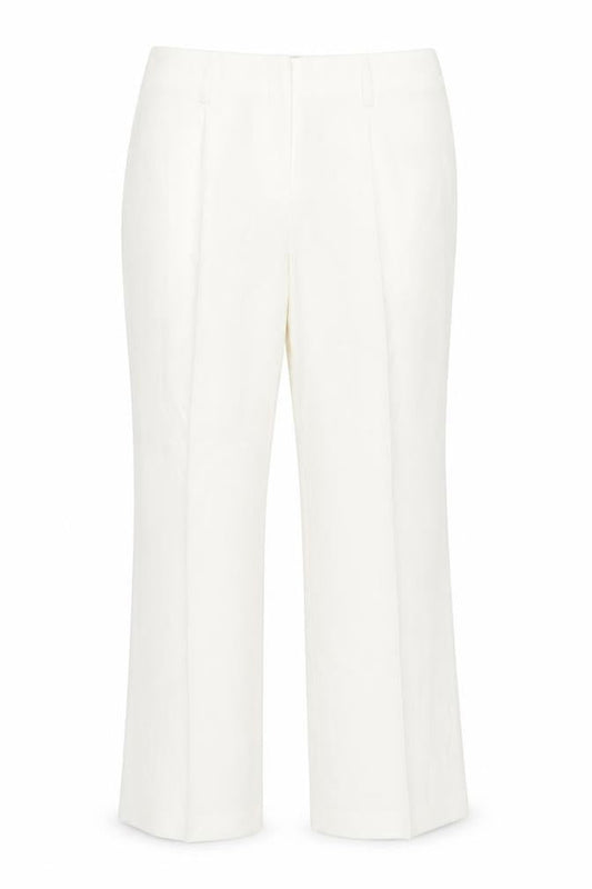 Etam Women's Ivory Trousers UK 12 Polyester