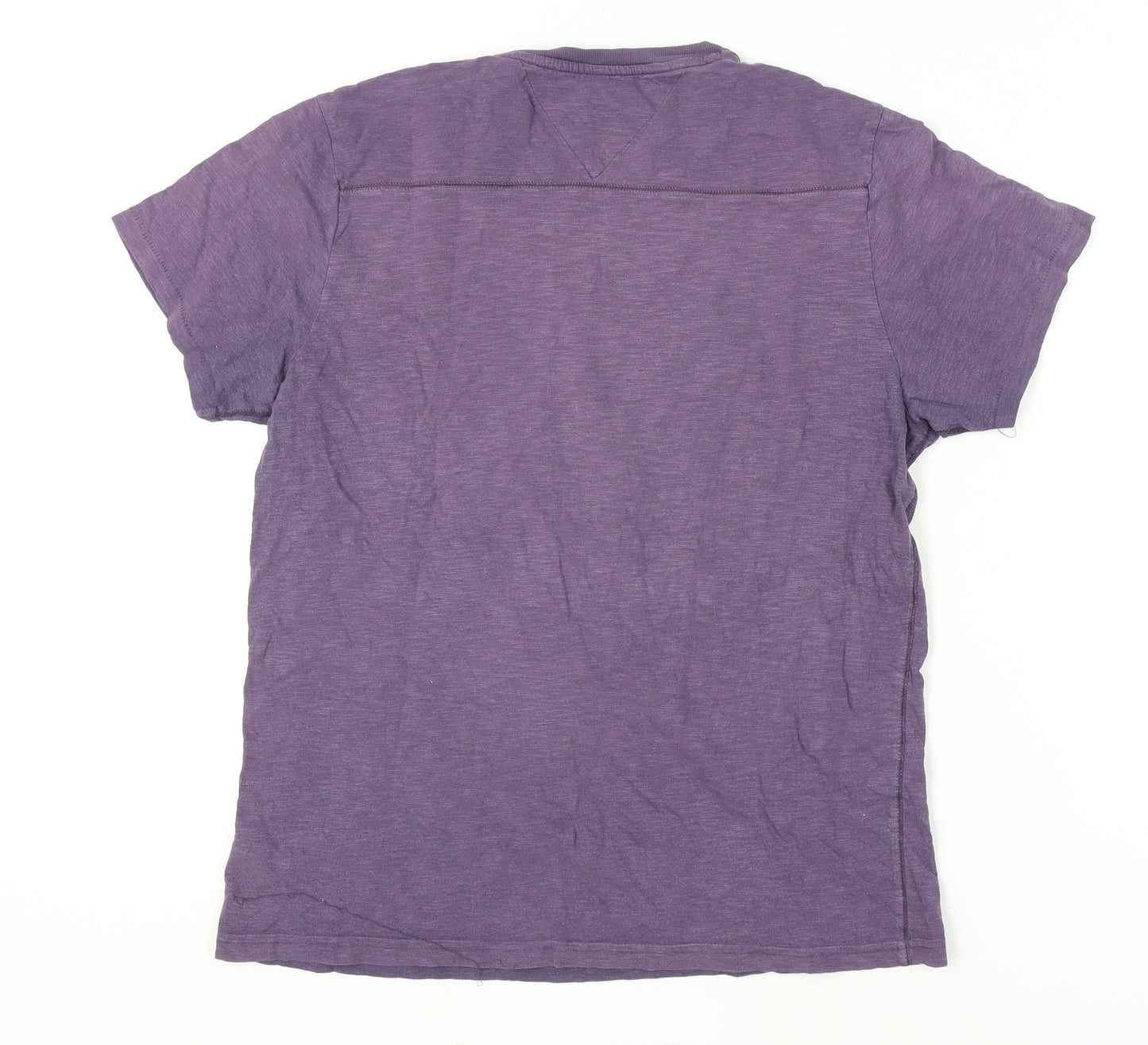 Debenhams Men's Purple Art Graphic Cotton T-Shirt M