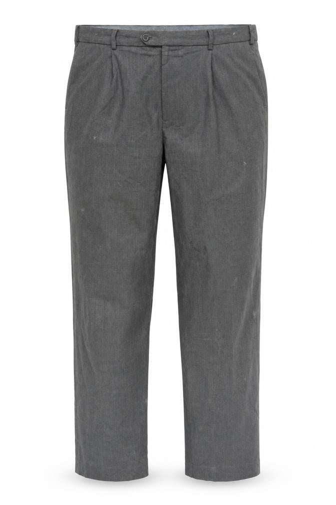 Marks & Spencer Men's Grey Regular Trousers