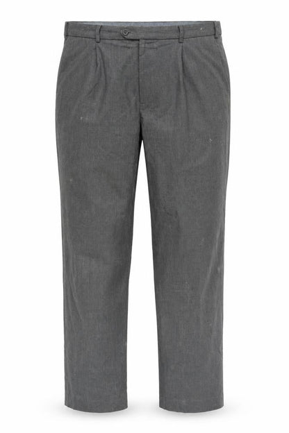 Marks & Spencer Men's Grey Regular Trousers