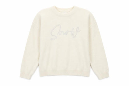 Front view of Marks & Spencer Ivory jumper - M