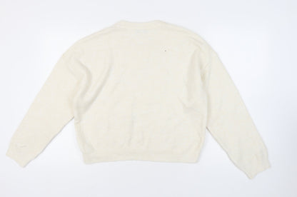 Back view of Marks & Spencer Ivory jumper - M