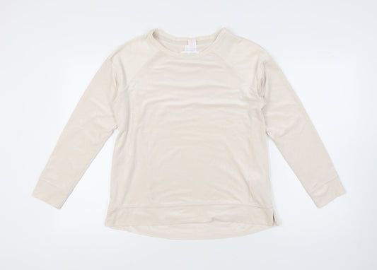 Carole Hochman Women’s Beige Long Sleeve Nightshirt S
