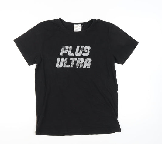 My Hero Academia Project Men's Black Anime T-Shirt Medium