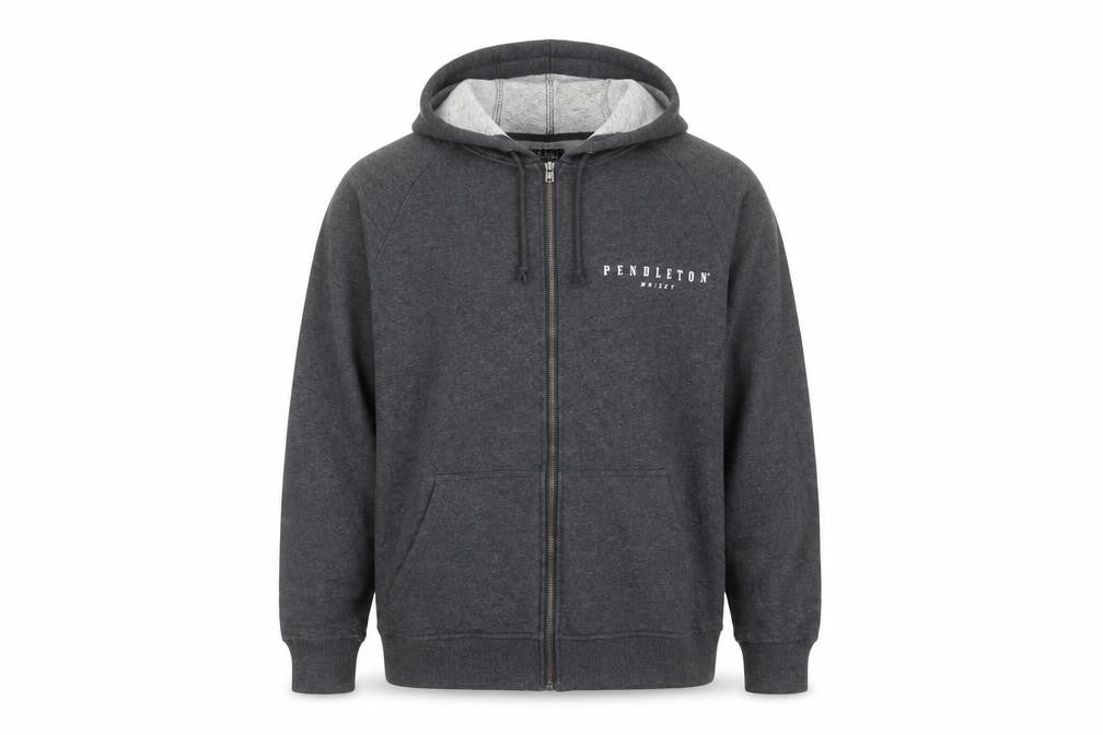 Pendleton Men's Grey Full Zip Logo Hoodie M
