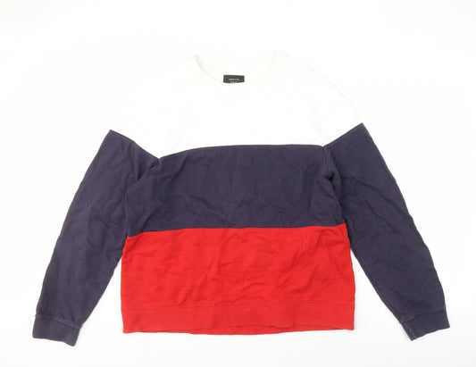American Eagle Men’s Multicoloured Pullover Sweatshirt L