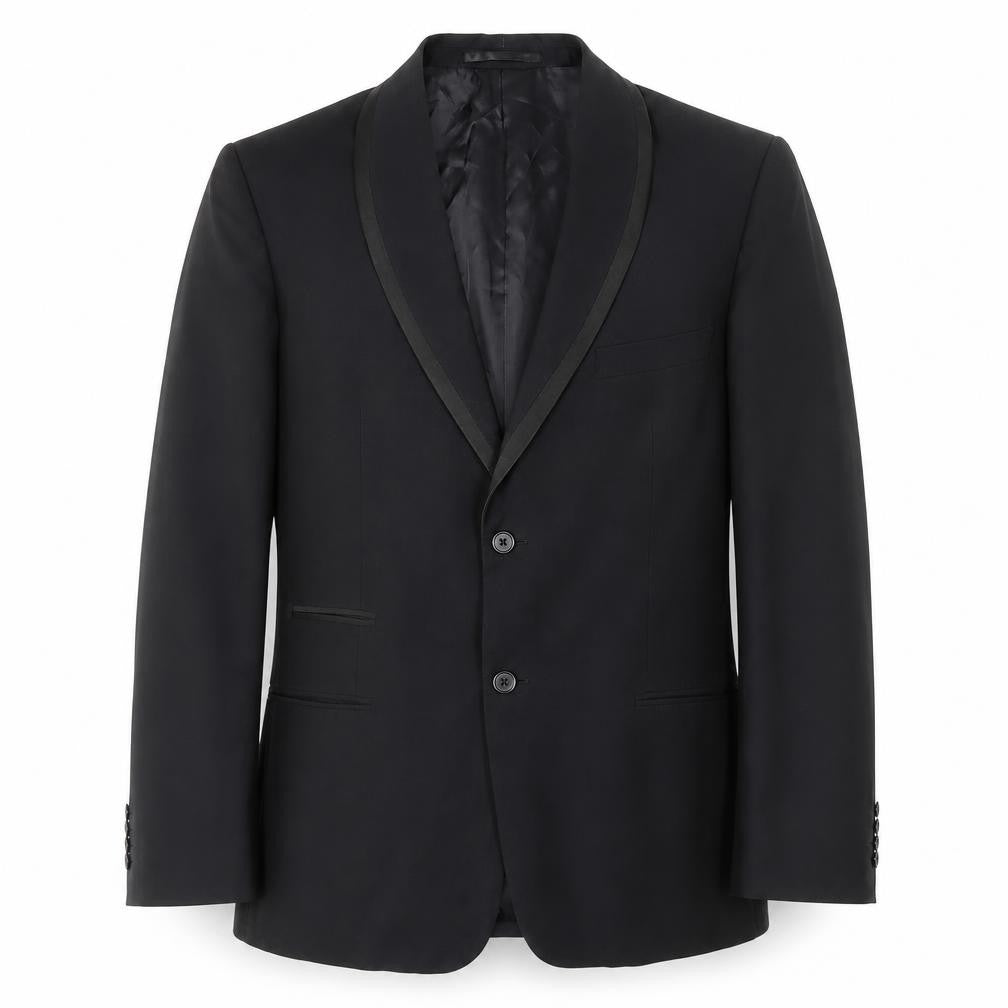 New Look Men's Black Regular Fit Shawl Blazer 42R