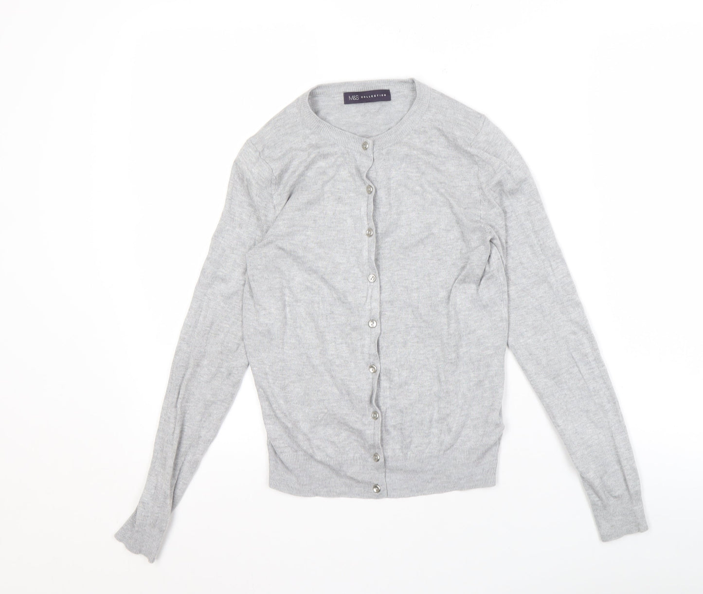 Marks and Spencer Women's Grey Cardigan Size 8