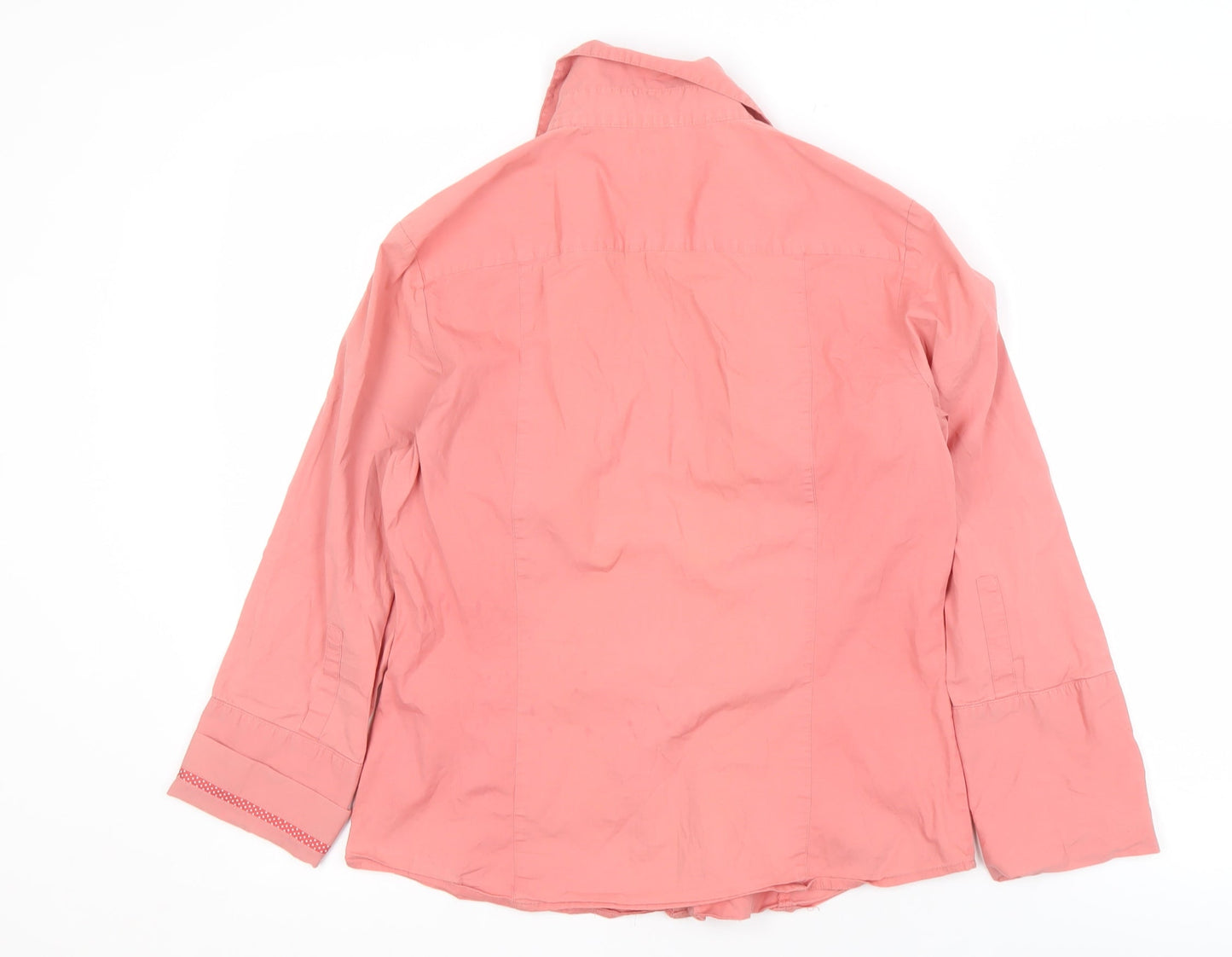 Ben Sherman Women's Pink Button-Up Shirt L