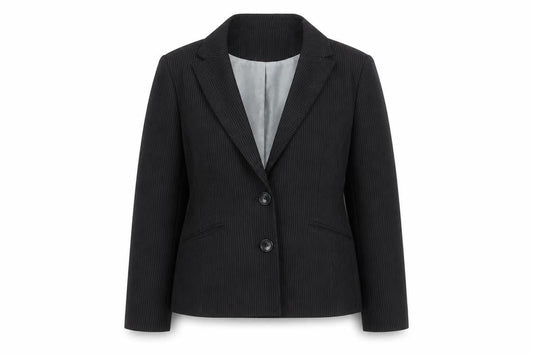 Debenhams Women's Petite Black Pinstripe Suit Jacket