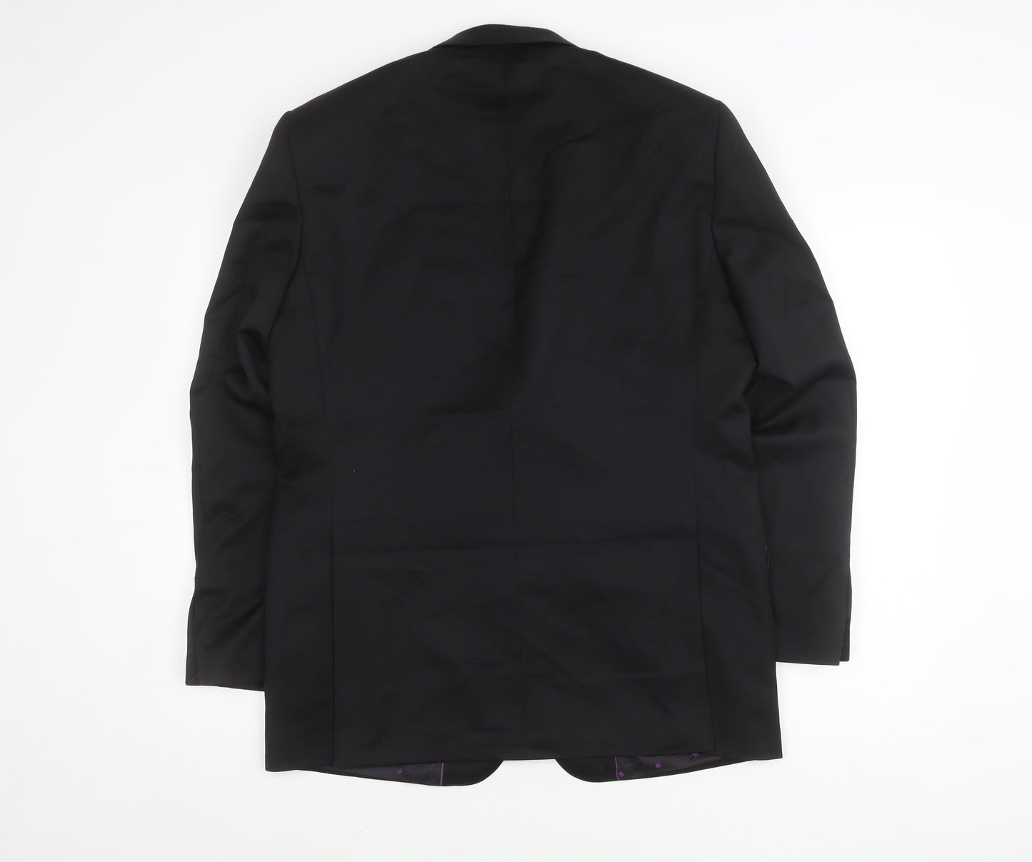 Daniel Hechter Men's Black Wool Tuxedo Jacket 40R