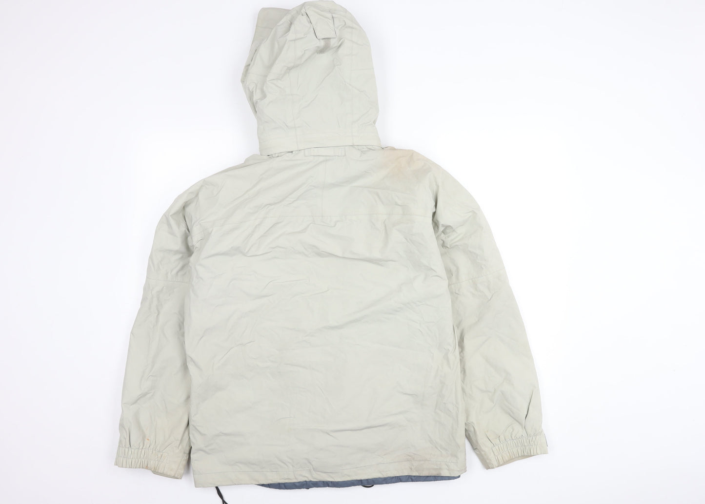 Lowe Alpine Women's Ivory Hooded Nylon Jacket Size M