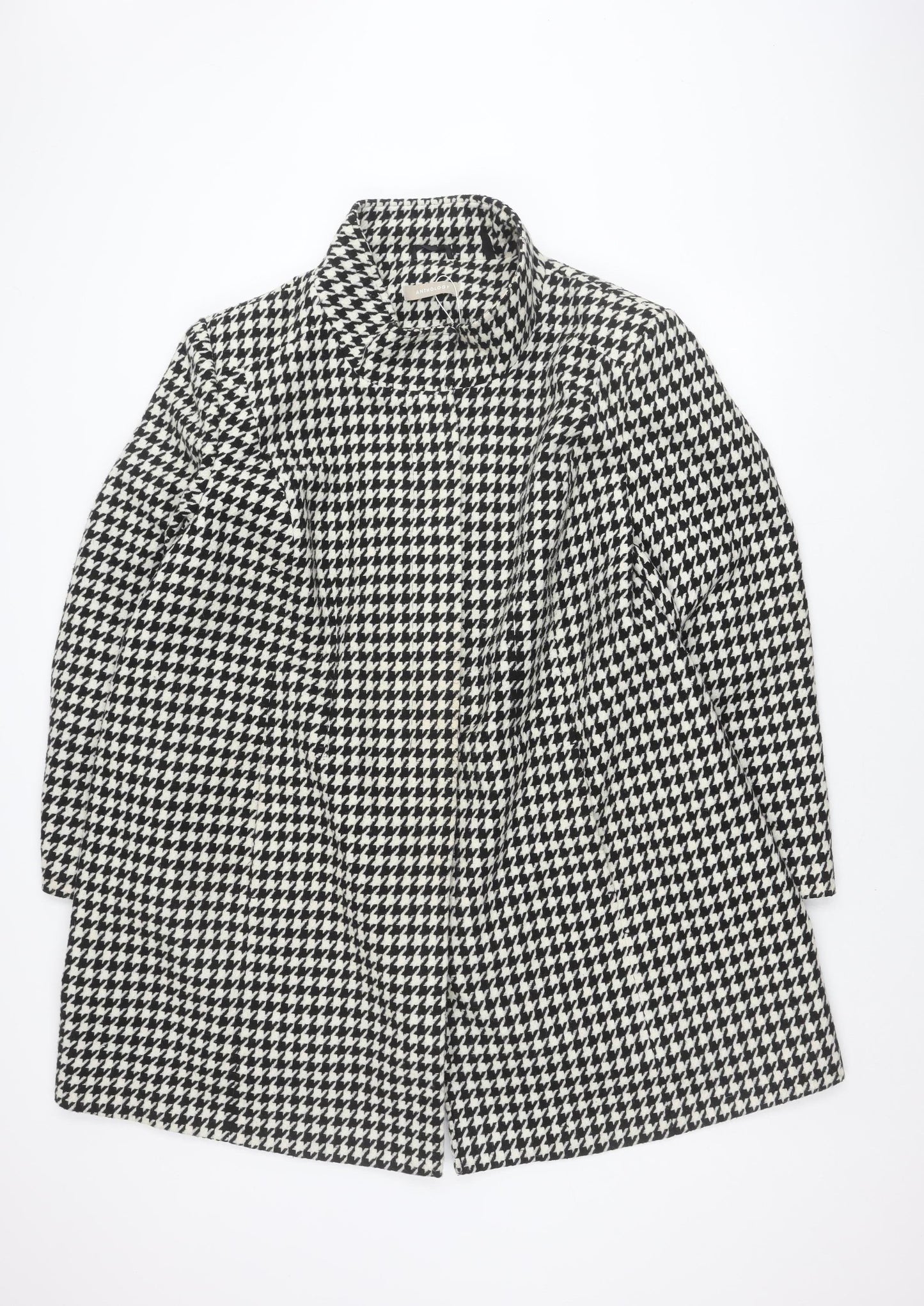 Anthology Women's Black Check Jacket UK 14