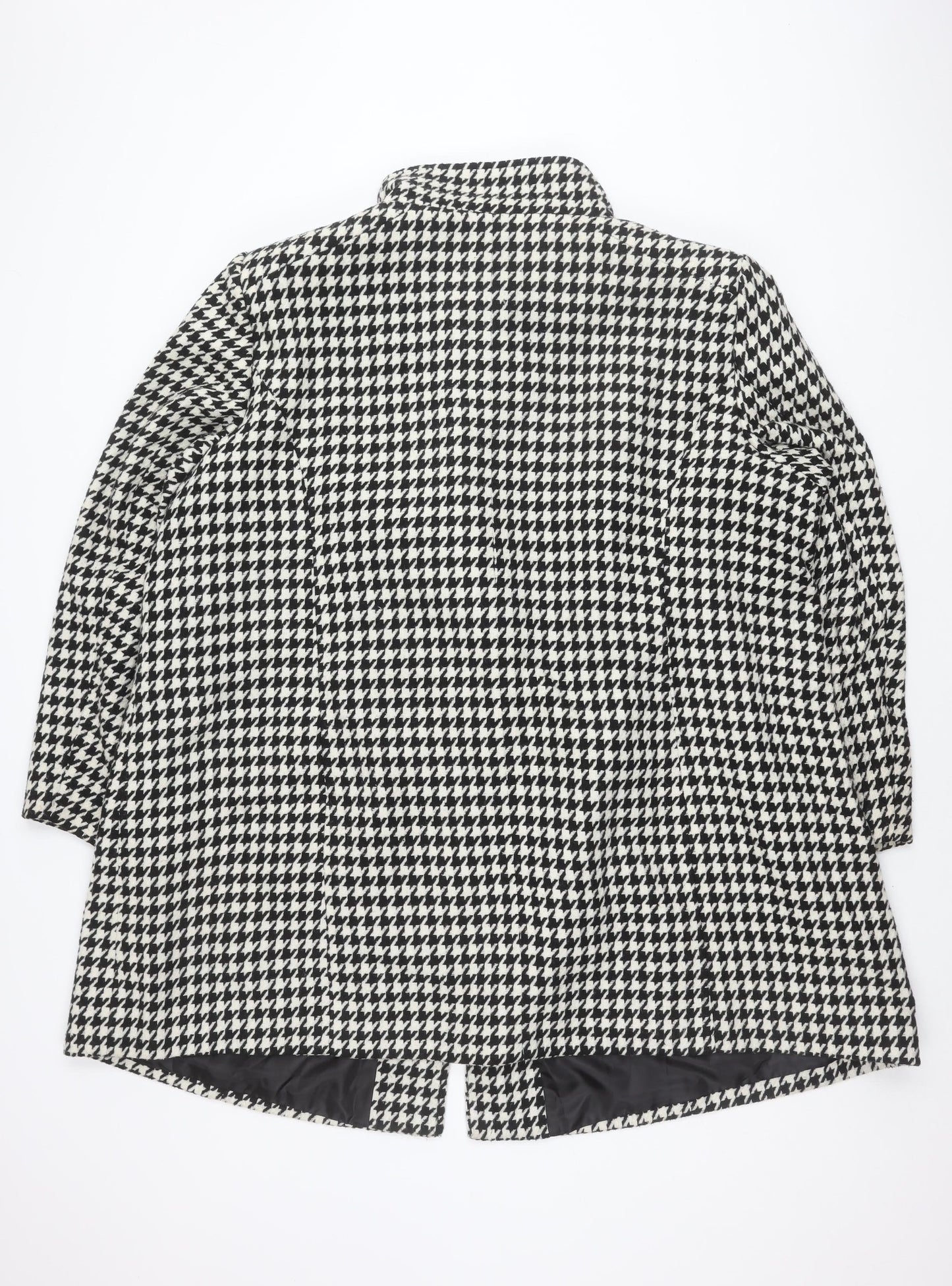 Anthology Women's Black Check Jacket UK 14