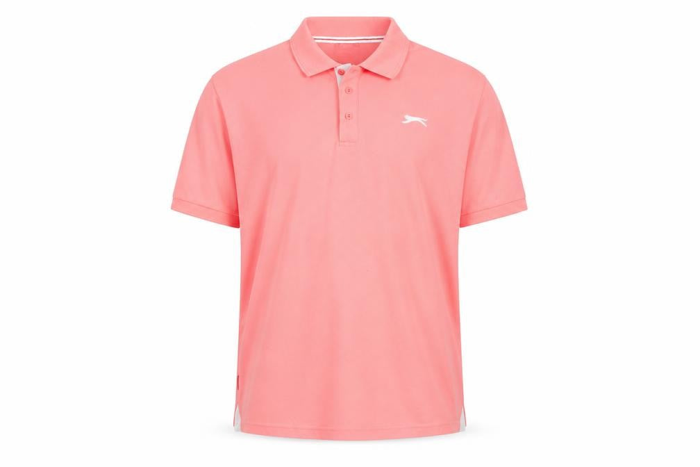 Slazenger Men's Pink 2XL Polo Shirt, Casual