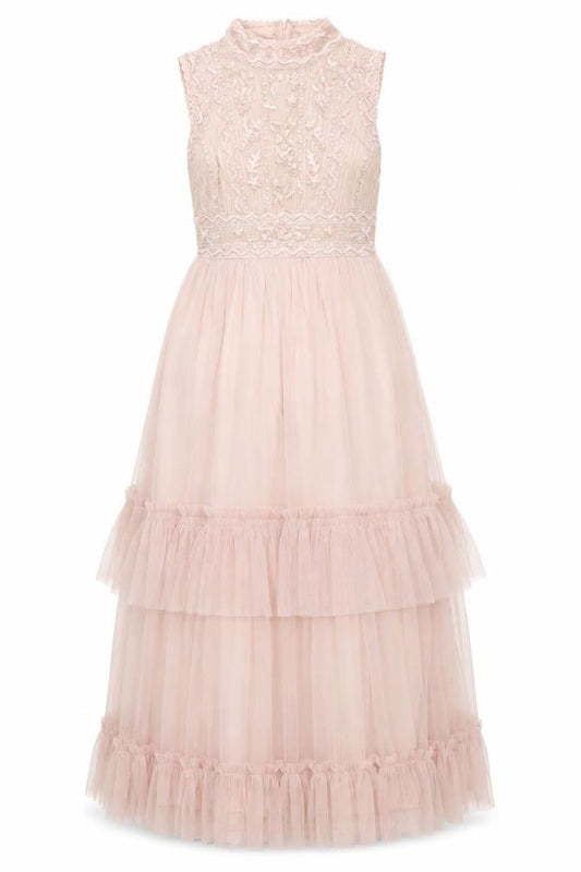 Frock & Frill Pink Women's Dress, Size 10, Sequin Accent
