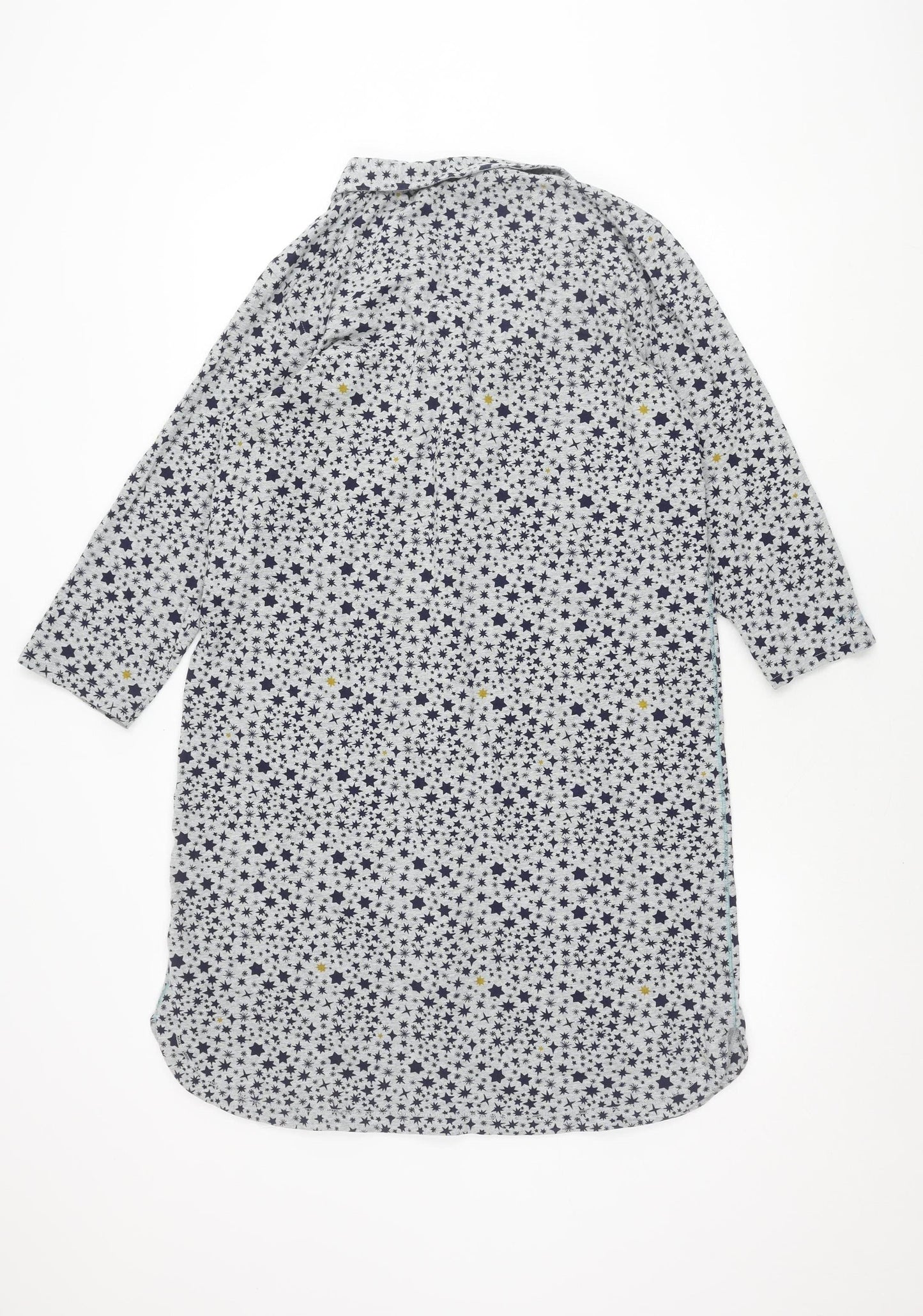 White Stuff Women's Grey Star Shirt Dress M