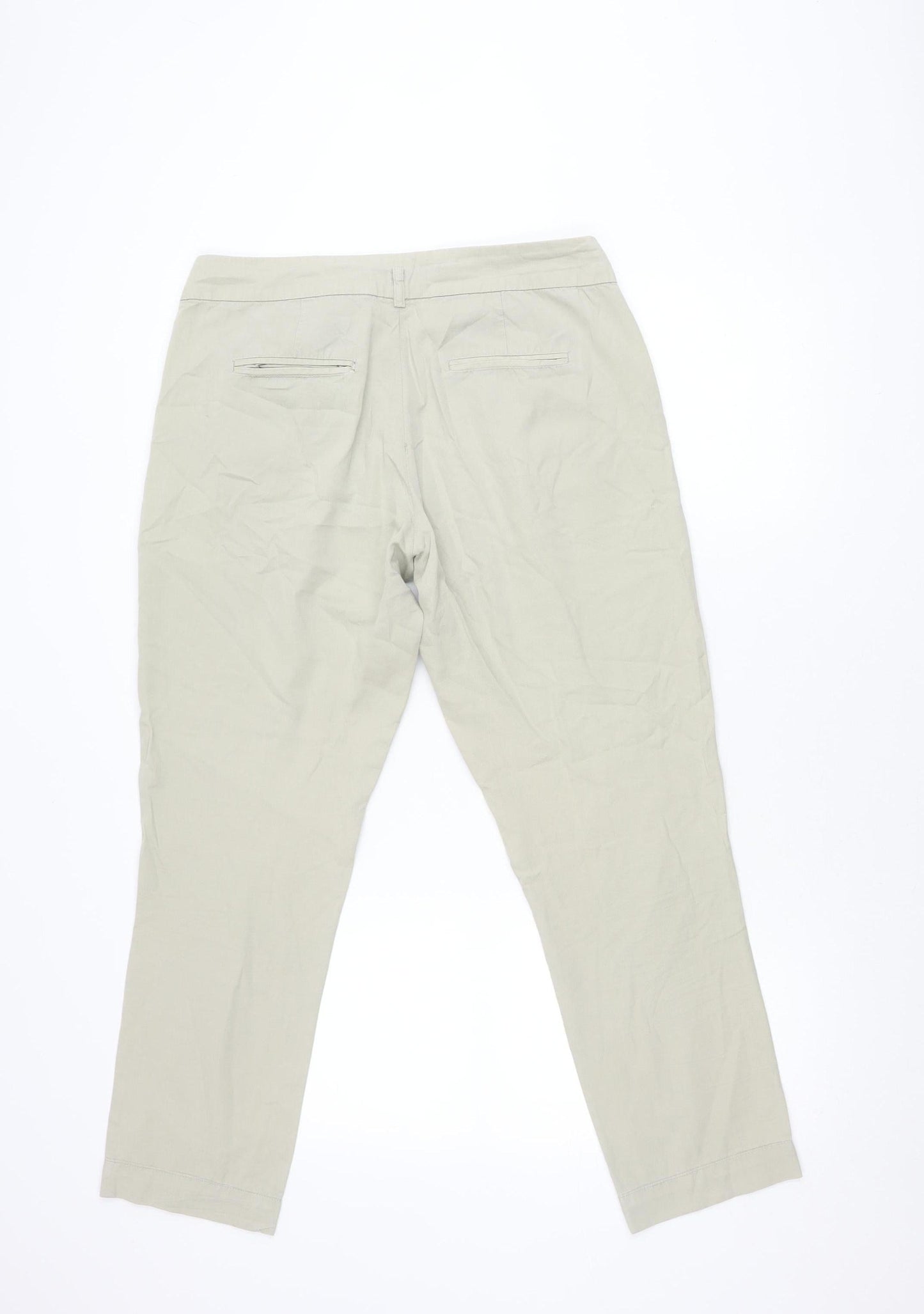 Warehouse Women's Beige Trousers Size 12