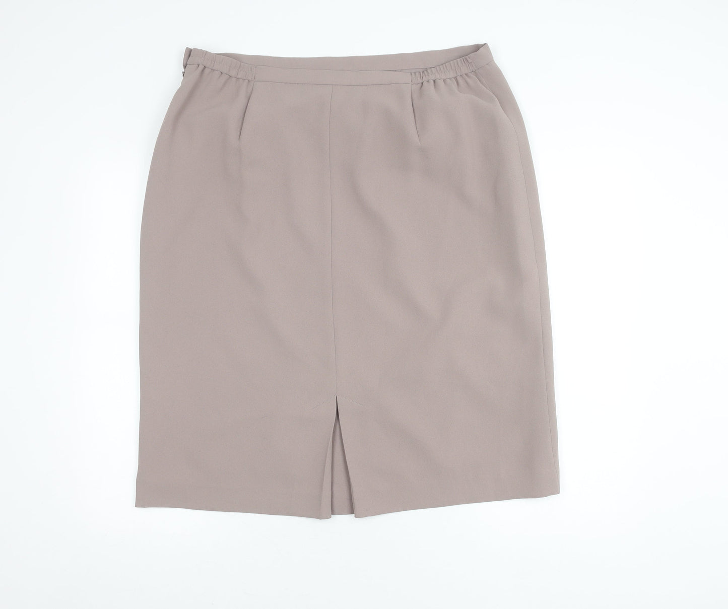 Eastex Women's Beige Pencil Skirt, Size 20, Knee Length