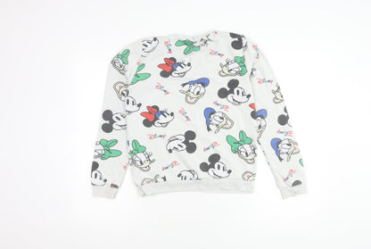 Back view of Disney boys’ mickey pullover sweatshirt 11-12 years multicoloured