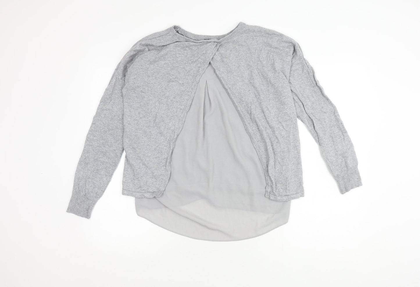Marks and Spencer Women's Grey Pullover Jumper Size 10