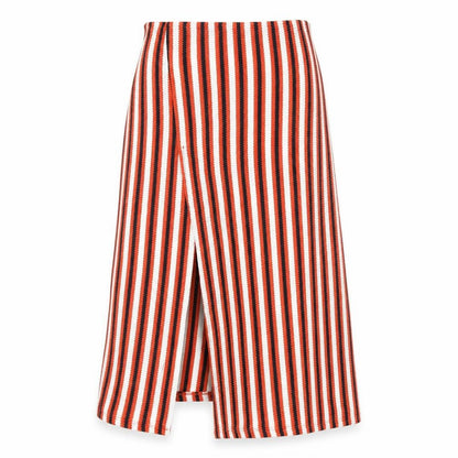 Pull&Bear Women's Multicoloured Striped Long Skirt Size 10