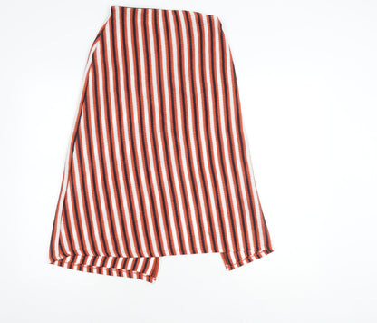 Pull&Bear Women's Multicoloured Striped Long Skirt Size 10