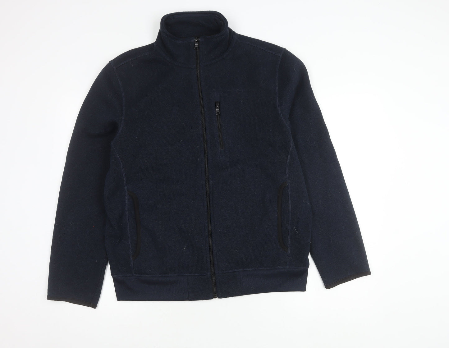 Marks and Spencer Men's Blue Full Zip Jacket M